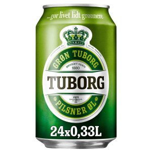 100x Tuborg 4,6% 24x0,33L