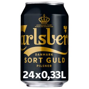 1x Carlsberg Sort Guld 5,8% 24x0,33L