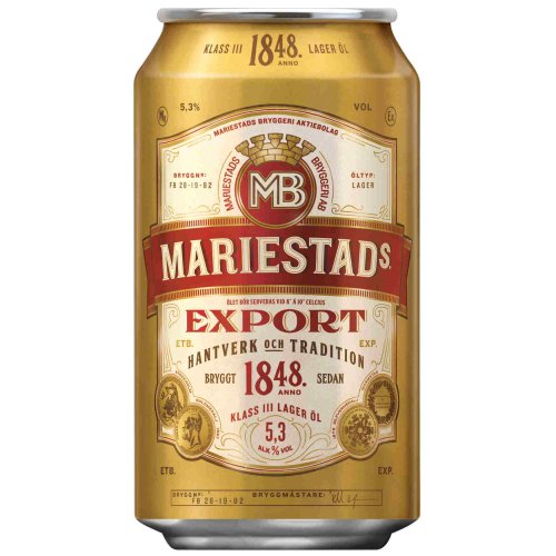 Mariestads Export 5,3% 24x0,33L